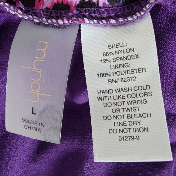 Mynah Rash Guard One-Piece Swimsuit Surfsuit Womens L SPF Watersports Beach - Picture 6 of 7